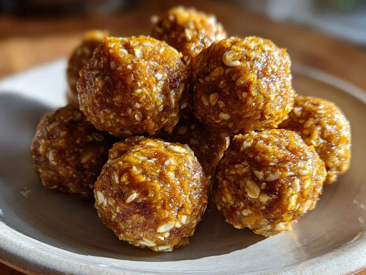 pumpkin protein balls