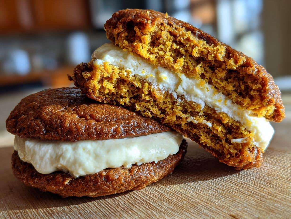 pumpkin whoopie pies