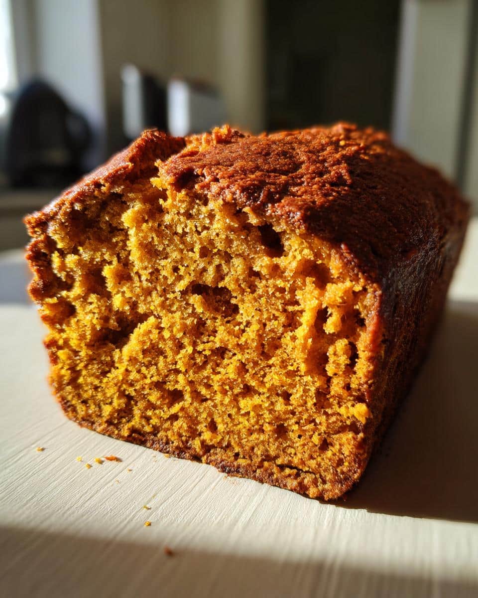 sourdough pumpkin bread - detail 1