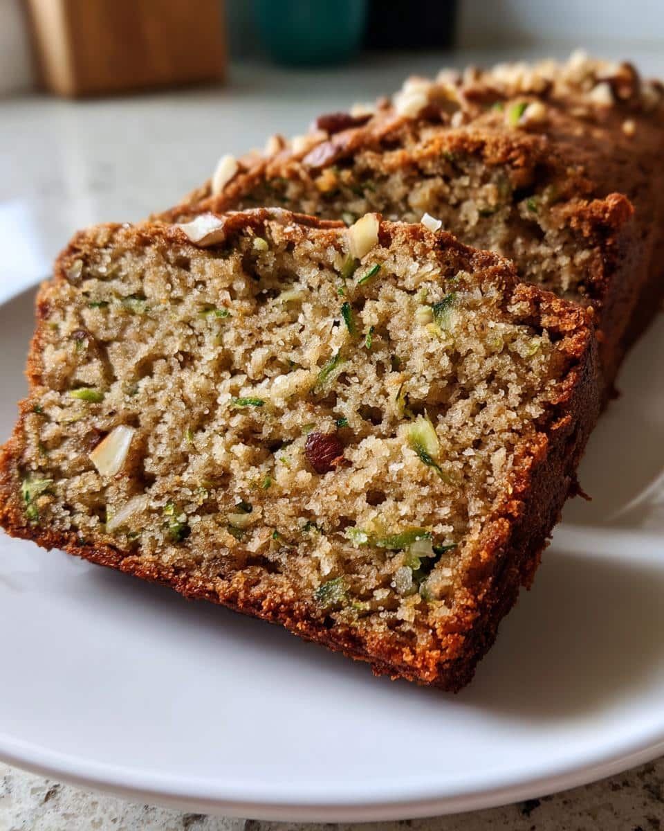 zucchini bread healthy - detail 1