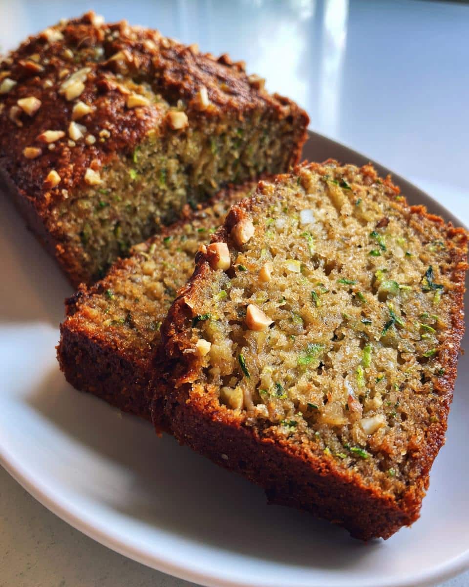 zucchini bread healthy - detail 2