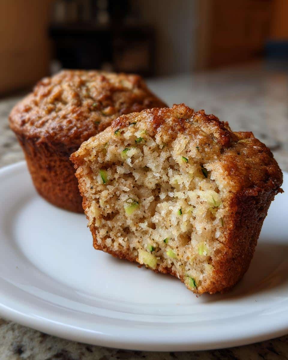 zucchini bread muffins - detail 4