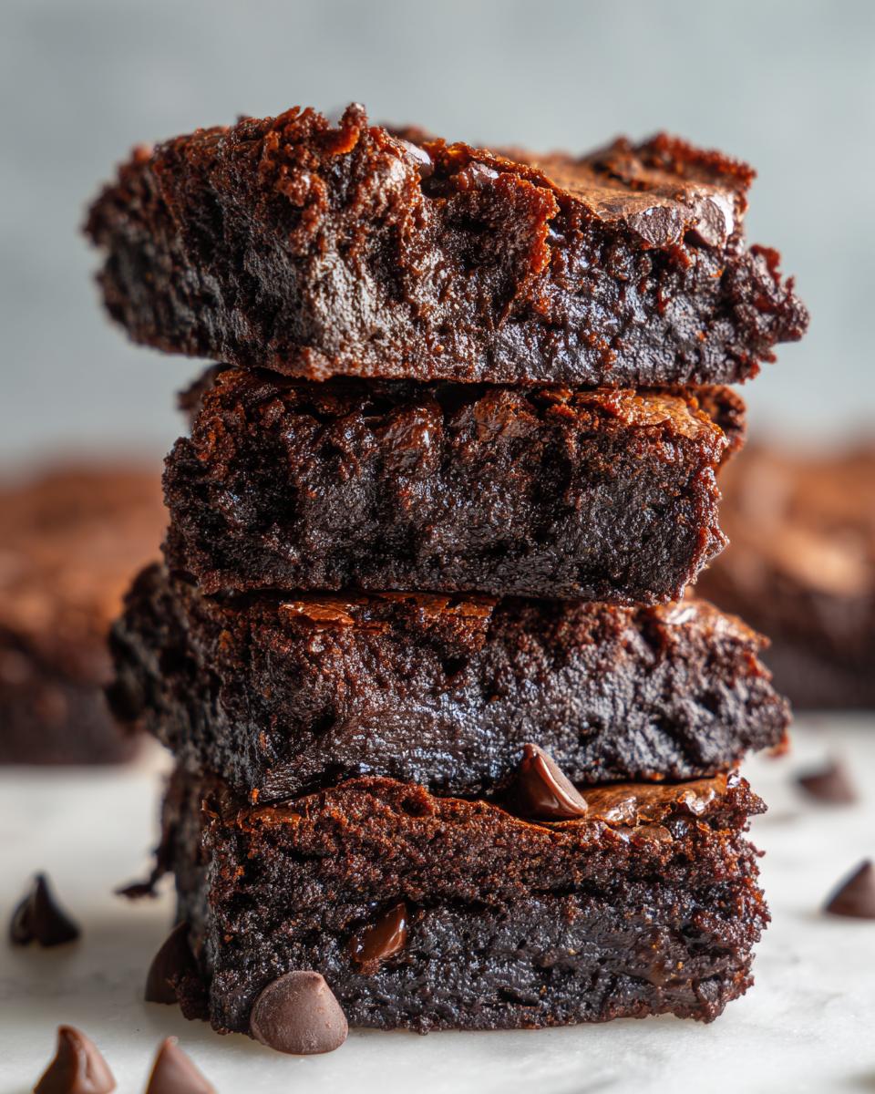 zucchini brownies - detail 2