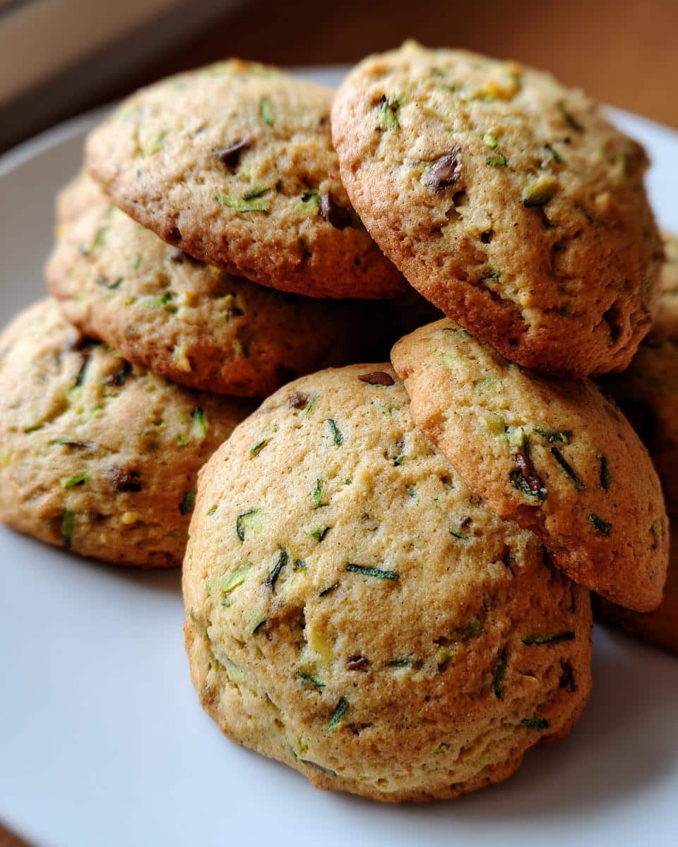 zucchini cookies - detail 1