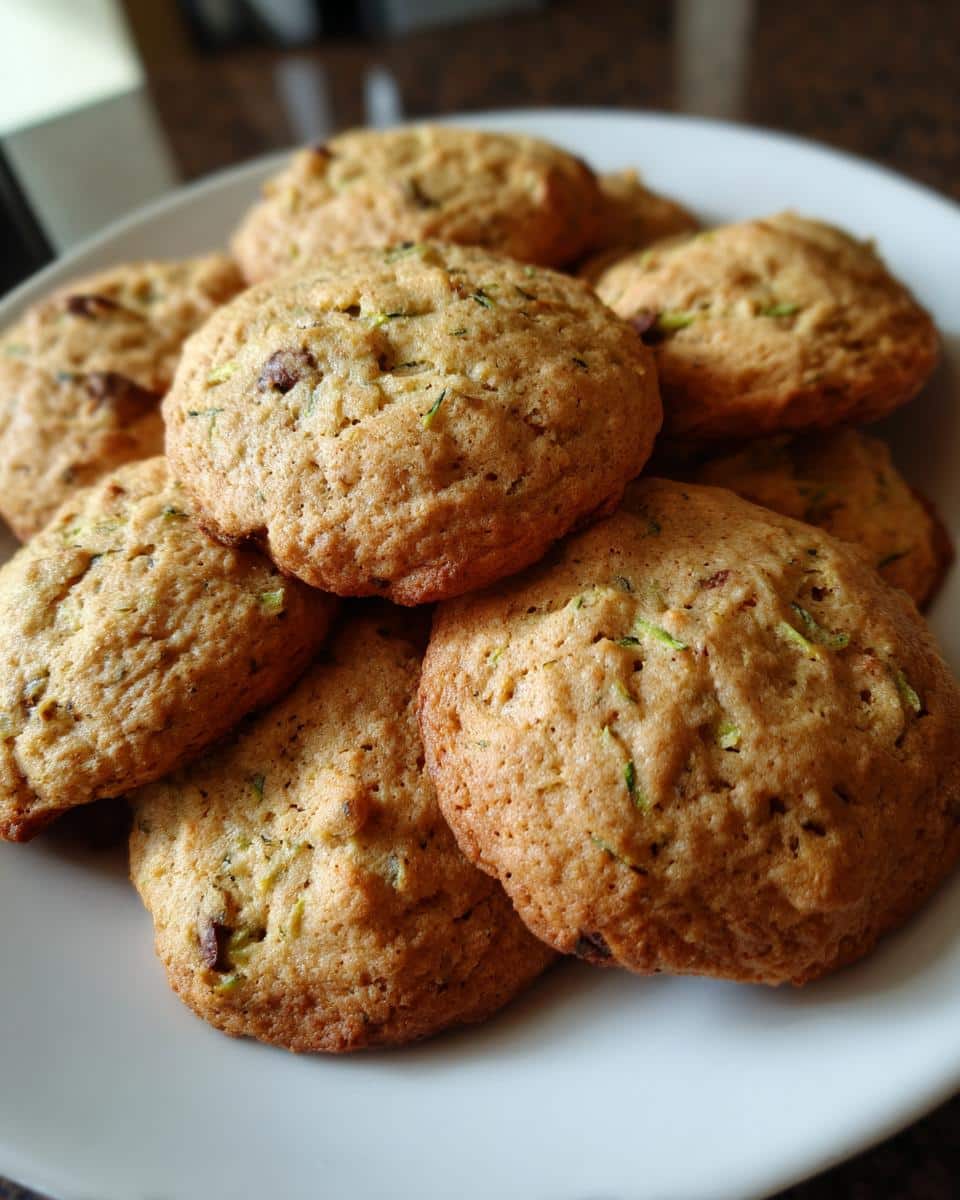 zucchini cookies - detail 2