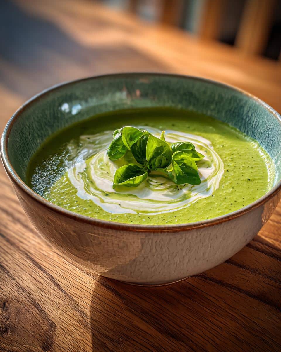 zucchini soup recipe - detail 1