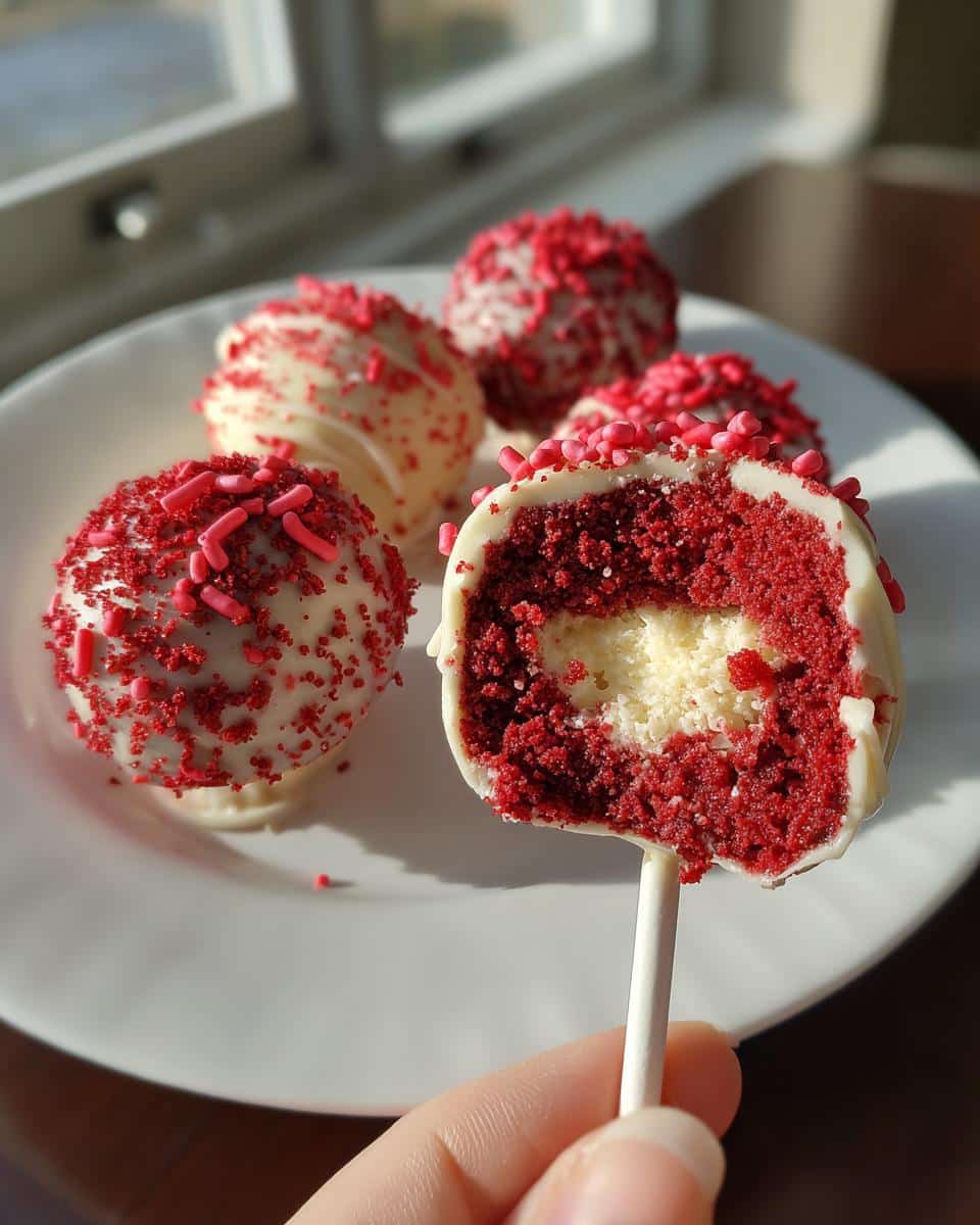 Bloody Red Velvet Cake Pops - detail 1