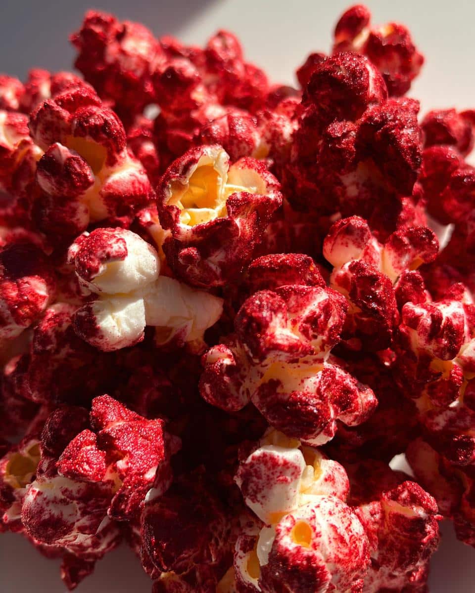 Bloody Red Velvet Popcorn - detail 1