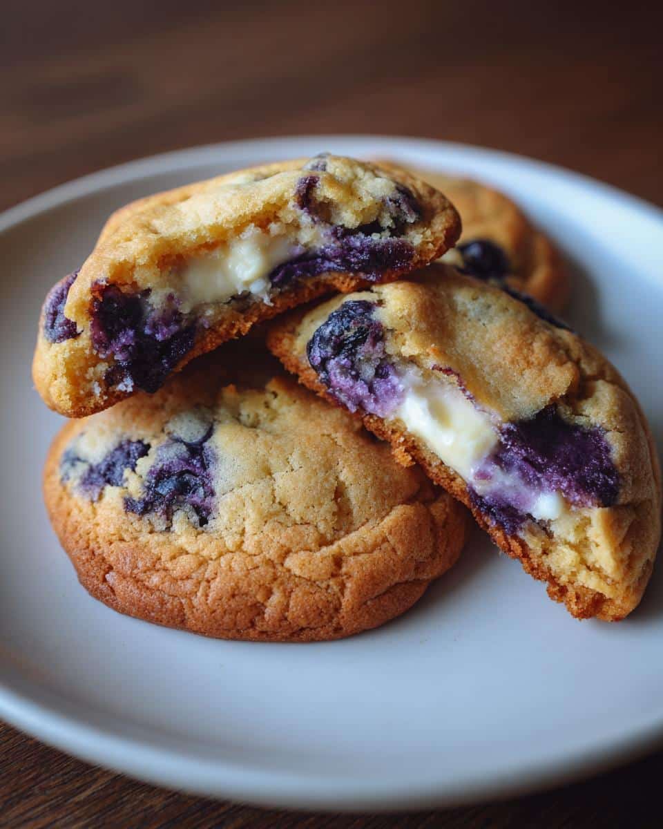 Blueberry Cheesecake Swirl Cookies - detail 3