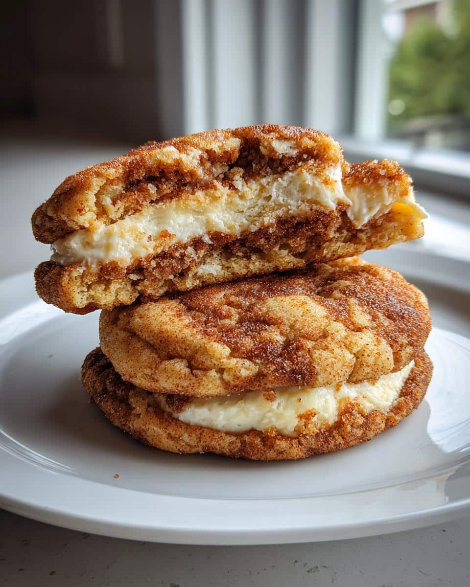 Cheesecake Stuffed Snickerdoodles - detail 1