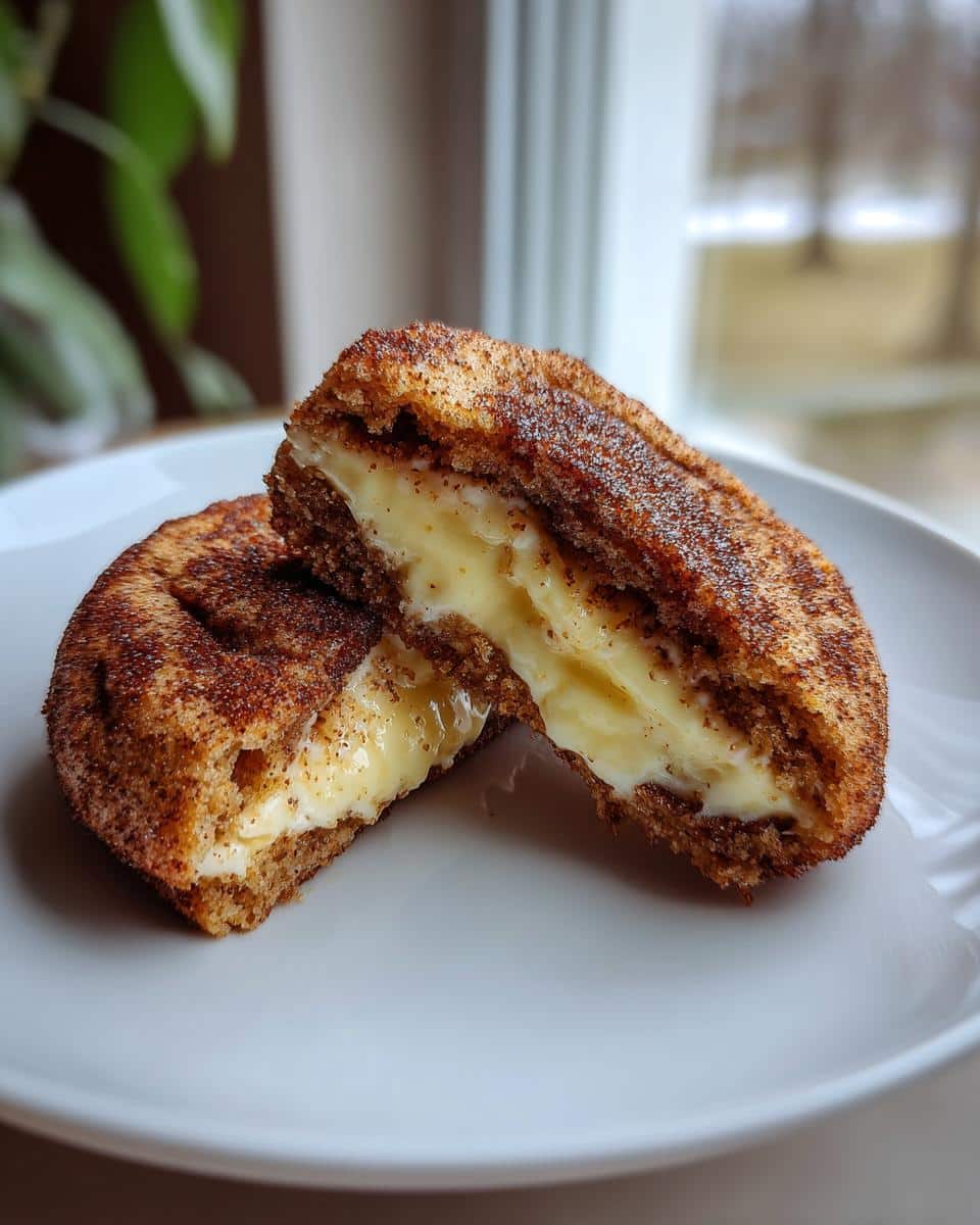 Cheesecake Stuffed Snickerdoodles - detail 2