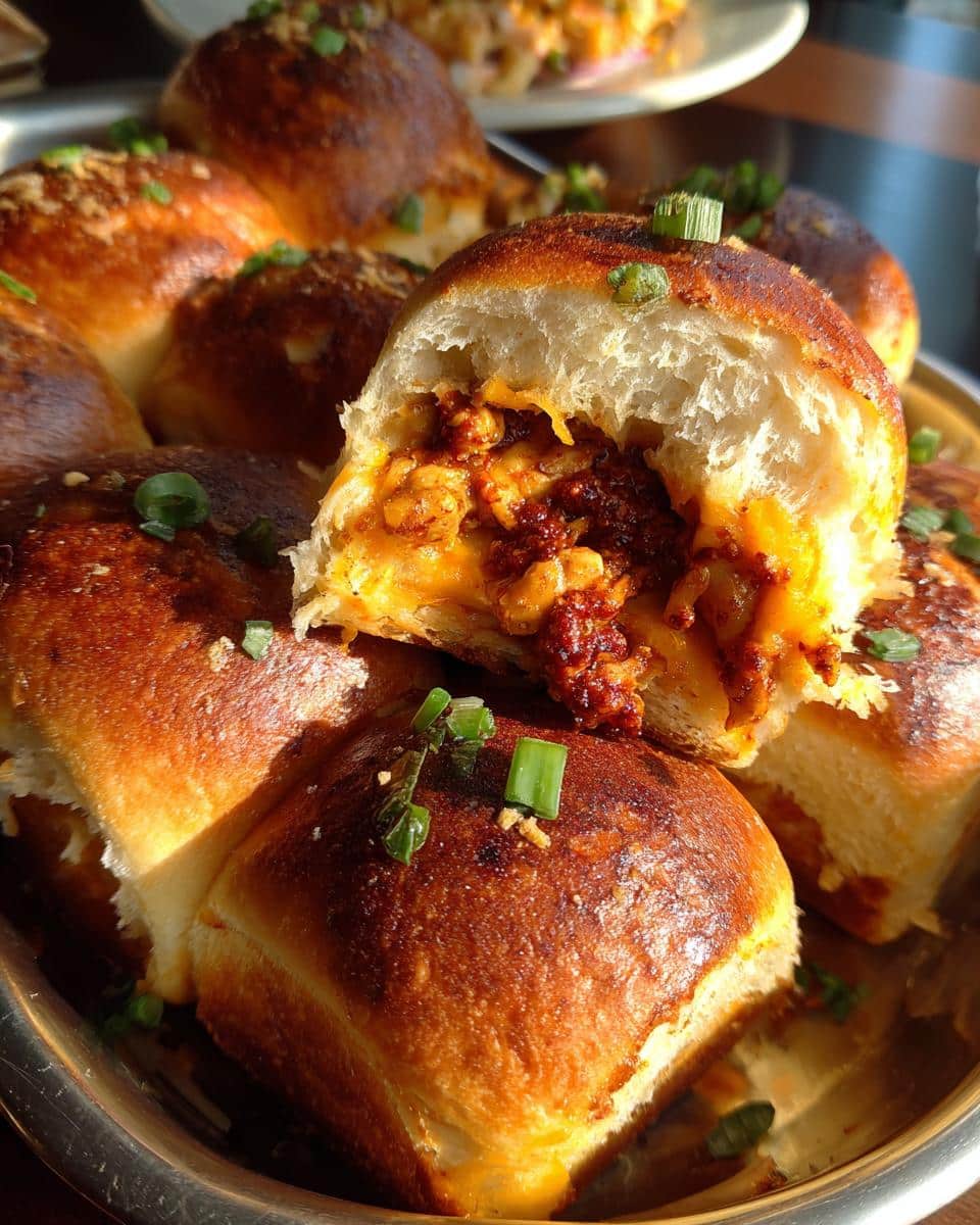 Cheesy Dynamite Chicken Buns - detail 2