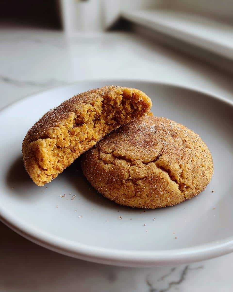 Chewy Pumpkin Snickerdoodle Cookies - detail 3