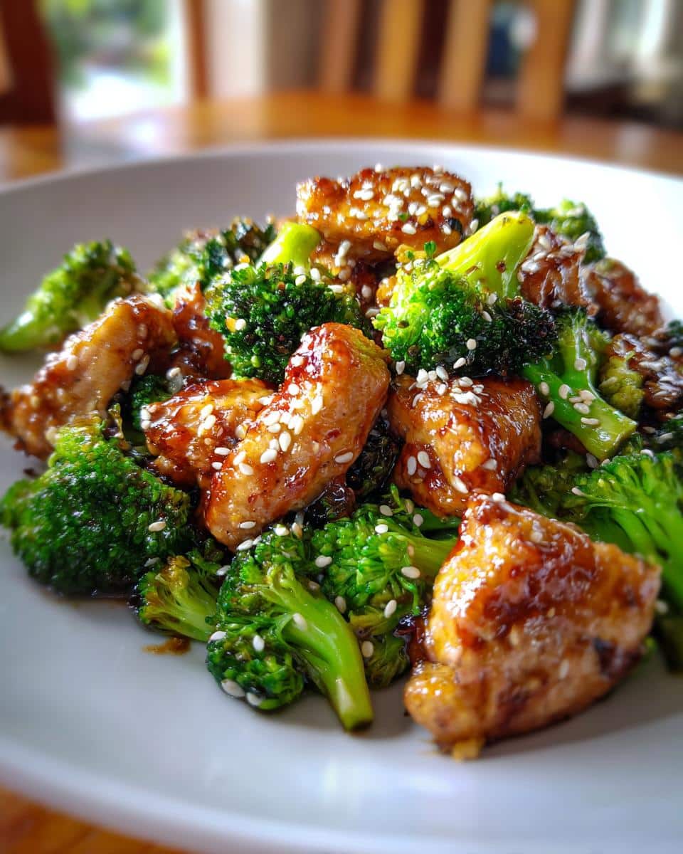 Chicken and Broccoli - detail 2