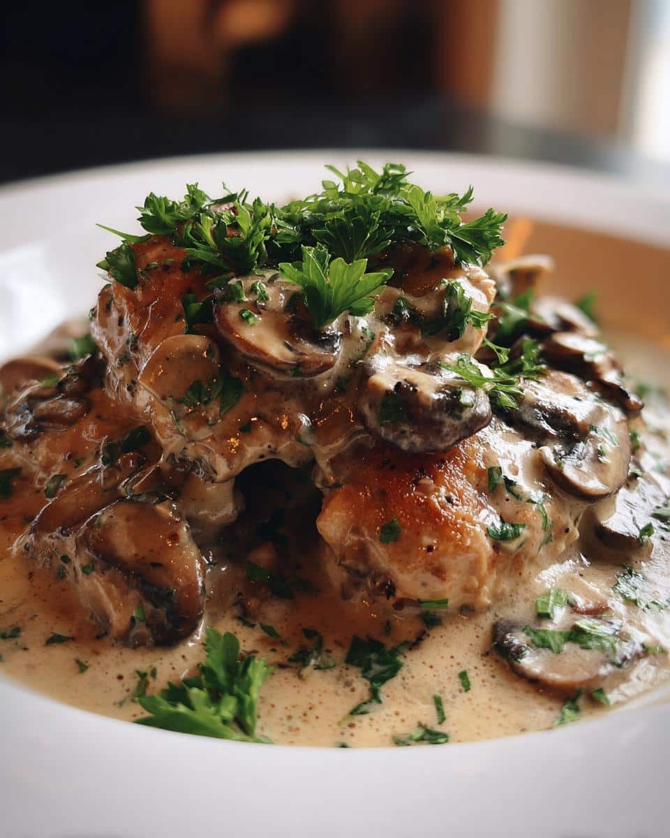 Creamy  Mushroom Chicken - detail 1