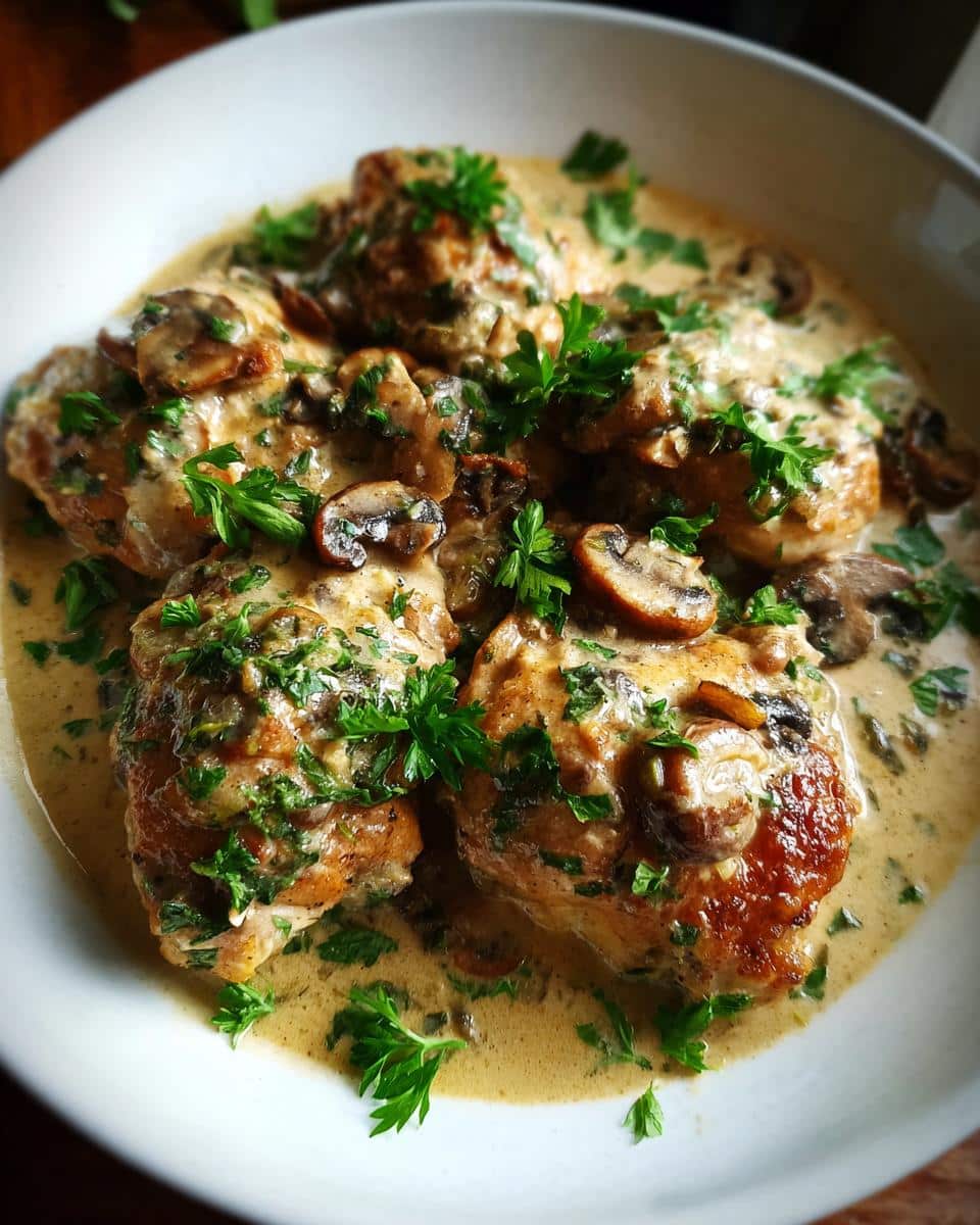 Creamy  Mushroom Chicken - detail 2