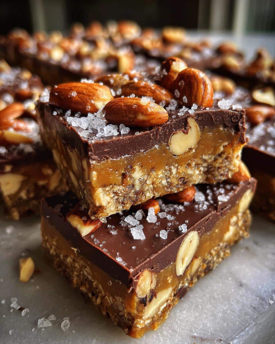 Dark Chocolate Sea Salt Nut Bars - detail 1