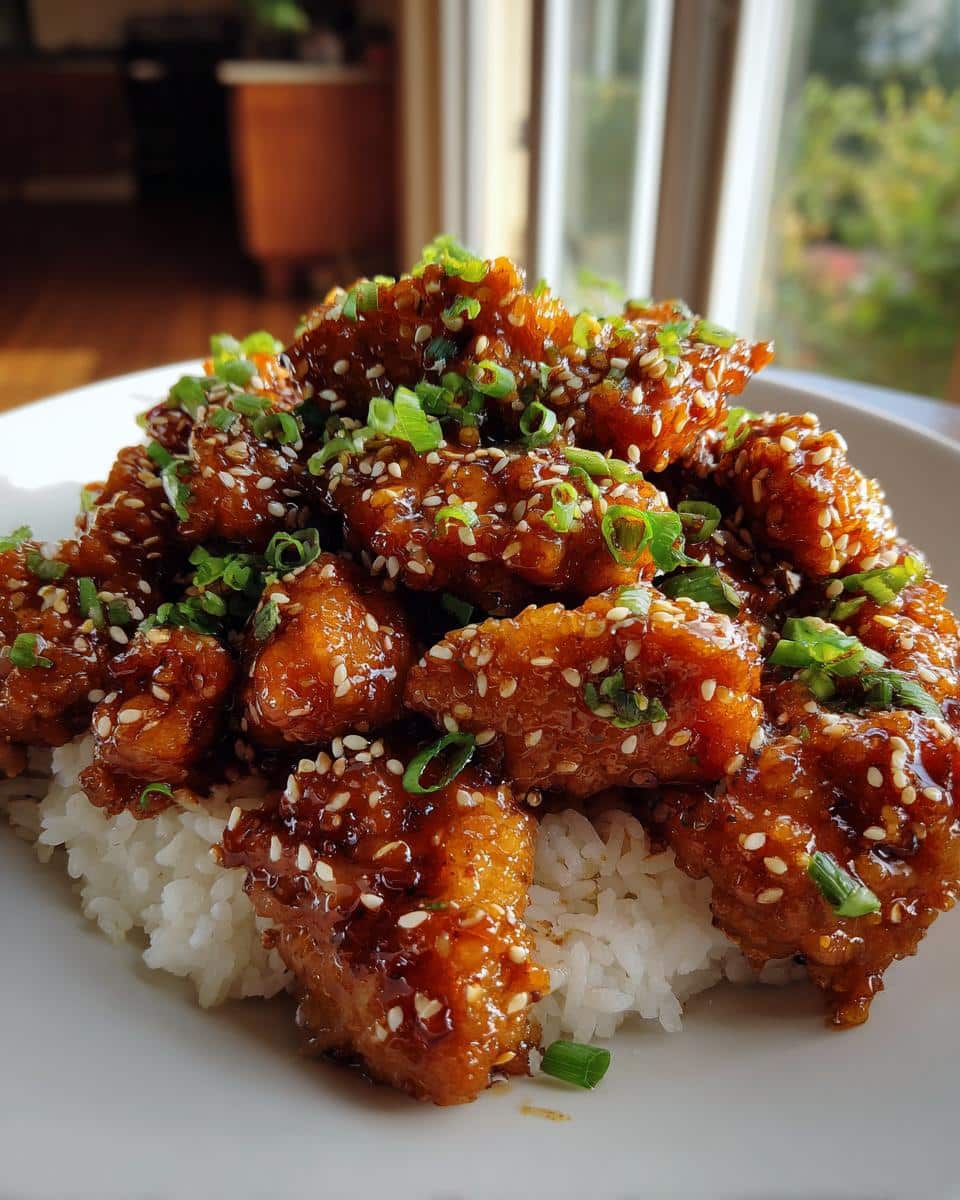 Easy Honey Sesame Chicken - detail 1