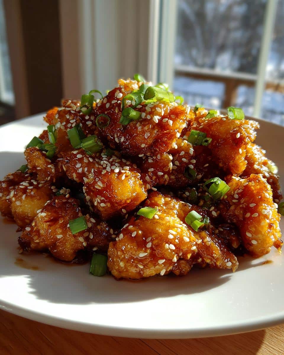 Easy Honey Sesame Chicken - detail 2
