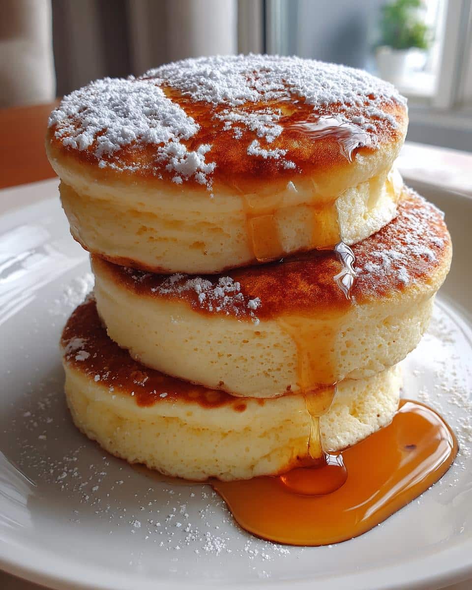 Fluffy Japanese Soufflé Pancakes - detail 1