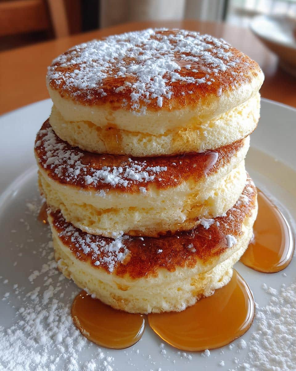 Fluffy Japanese Soufflé Pancakes - detail 2