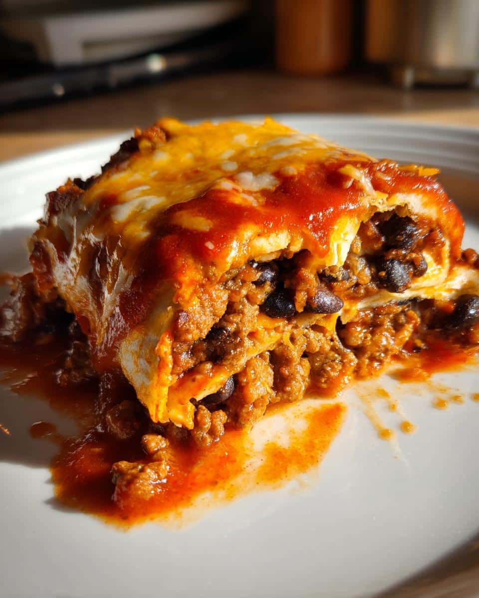 Ground Turkey Black Bean Enchiladas - detail 1