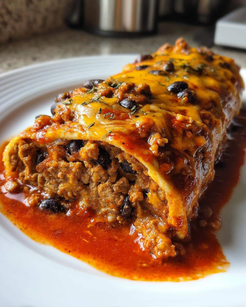 Ground Turkey Black Bean Enchiladas - detail 3