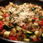 Ground Turkey and Zucchini Skillet