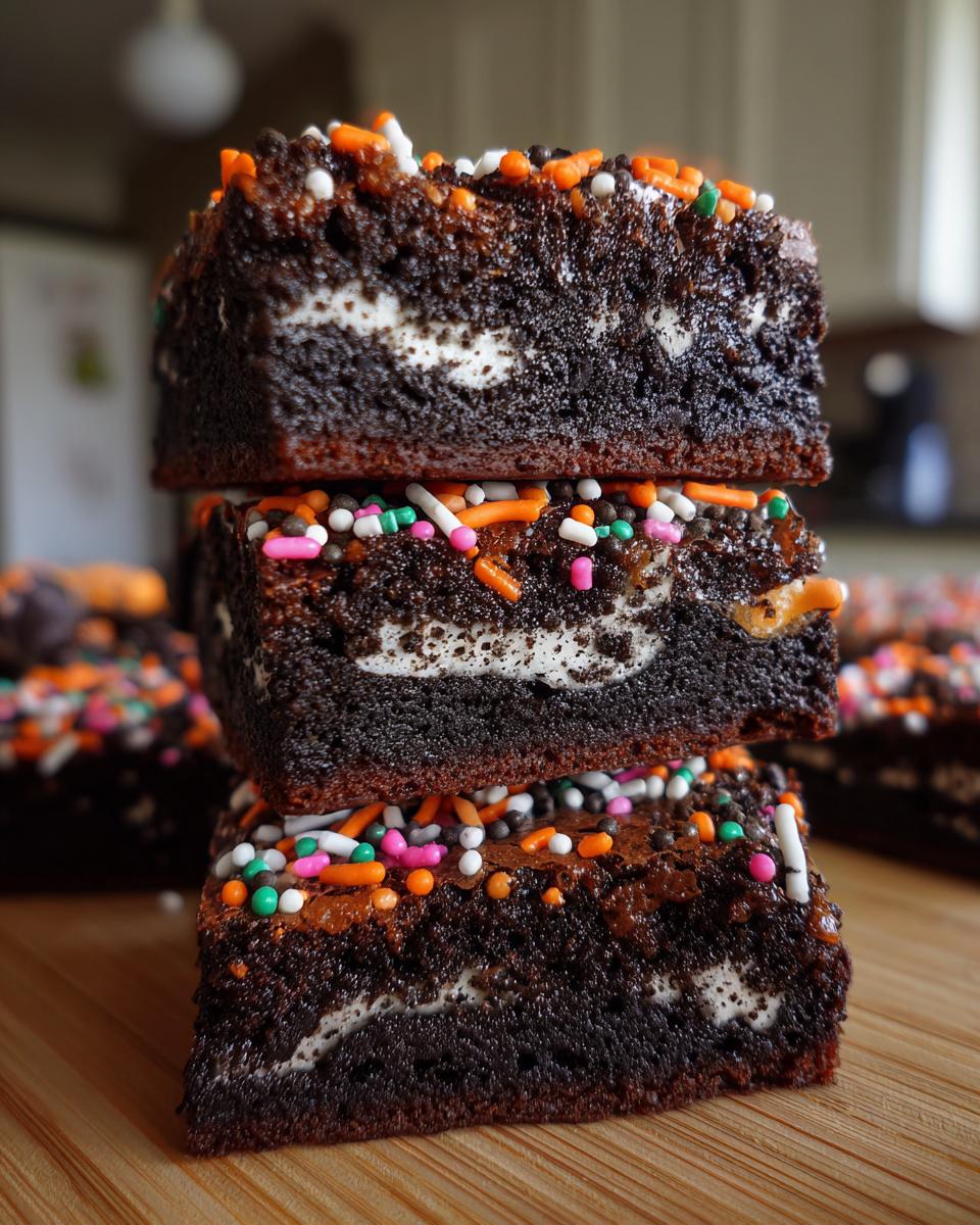 Halloween Oreo Brownies Recipe - detail 3