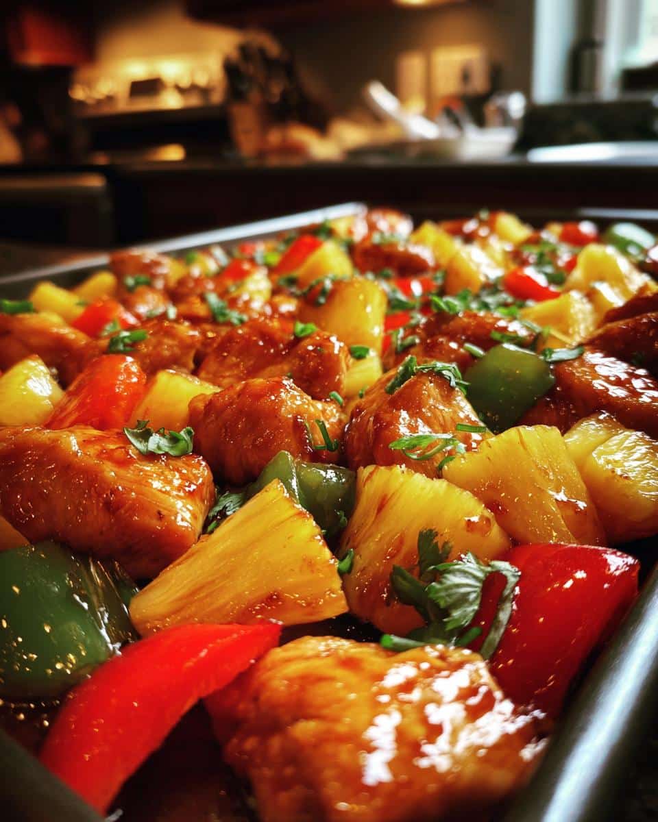 Hawaiian Chicken Sheet Pan - detail 2