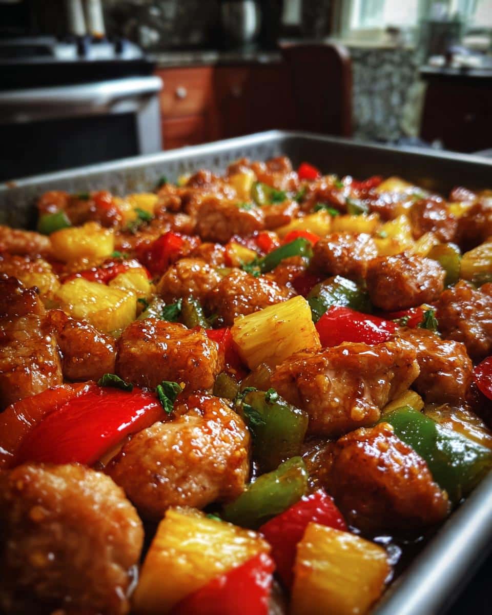 Hawaiian Chicken Sheet Pan - detail 3
