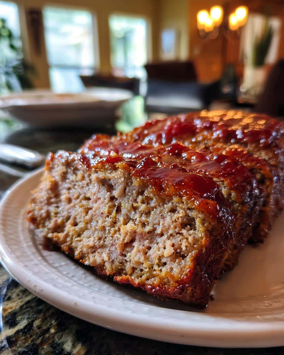 Meatloaf with Brown Sugar Glaze - detail 3