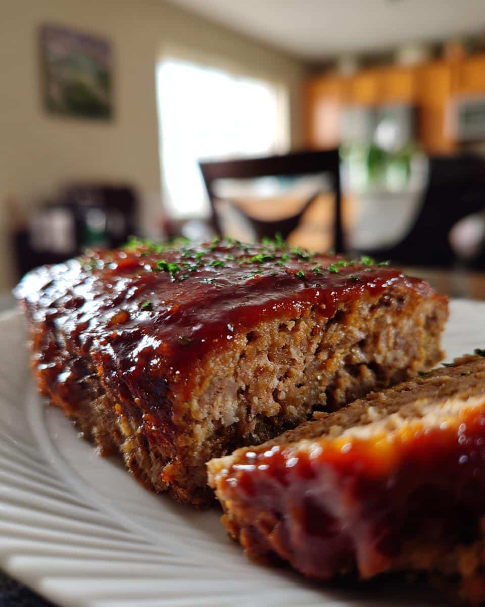 Meatloaf with Brown Sugar Glaze - detail 4