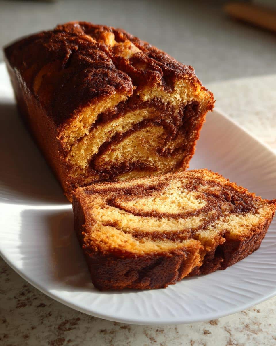 Mini Pumpkin Bread with Cinnamon Swirl - detail 1