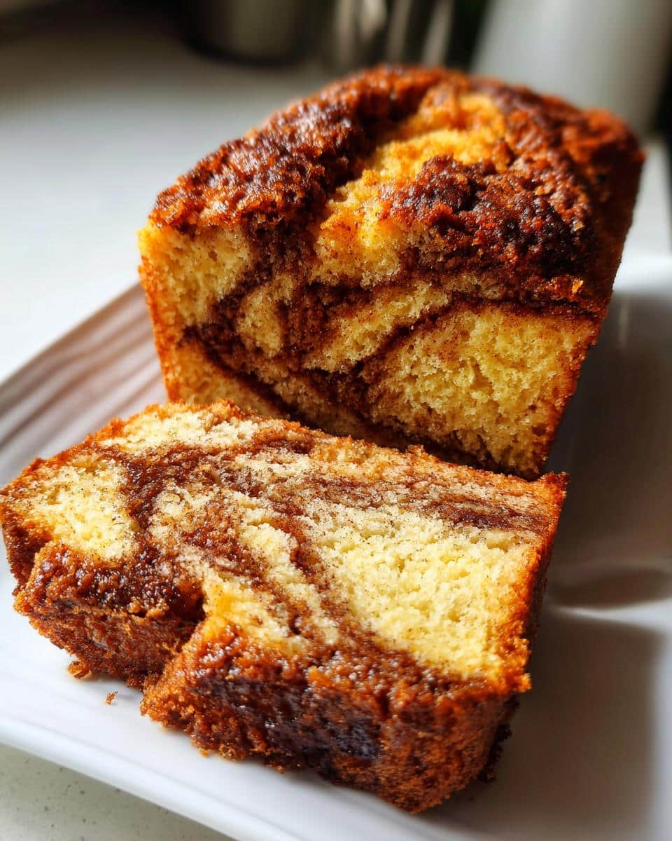 Mini Pumpkin Bread with Cinnamon Swirl - detail 2
