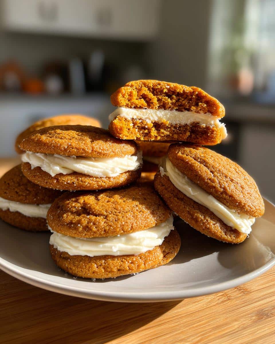 Pumpkin Sugar Cookies with Cream Cheese Frosting - detail 4