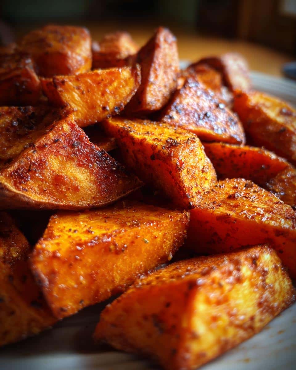 Roasted Sweet Potatoes with Cinnamon & Honey - detail 1