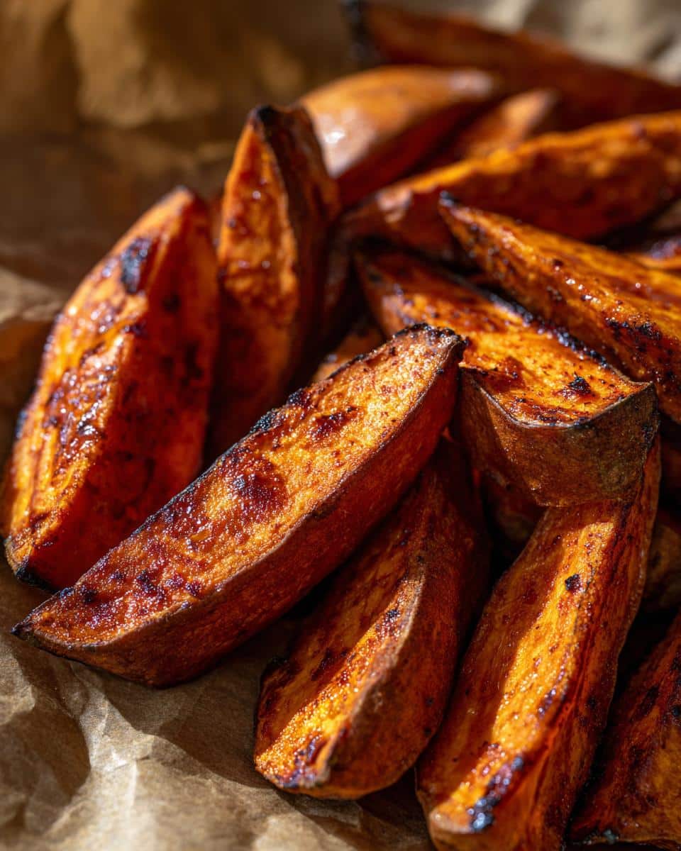 Roasted Sweet Potatoes with Cinnamon & Honey - detail 2