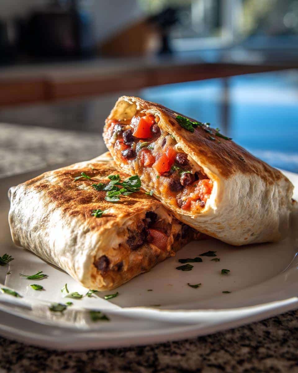 Slow Cooker Black Bean Burritos Recipe - detail 2
