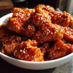 Spicy Korean Fried Chicken Air Fryer Recipe