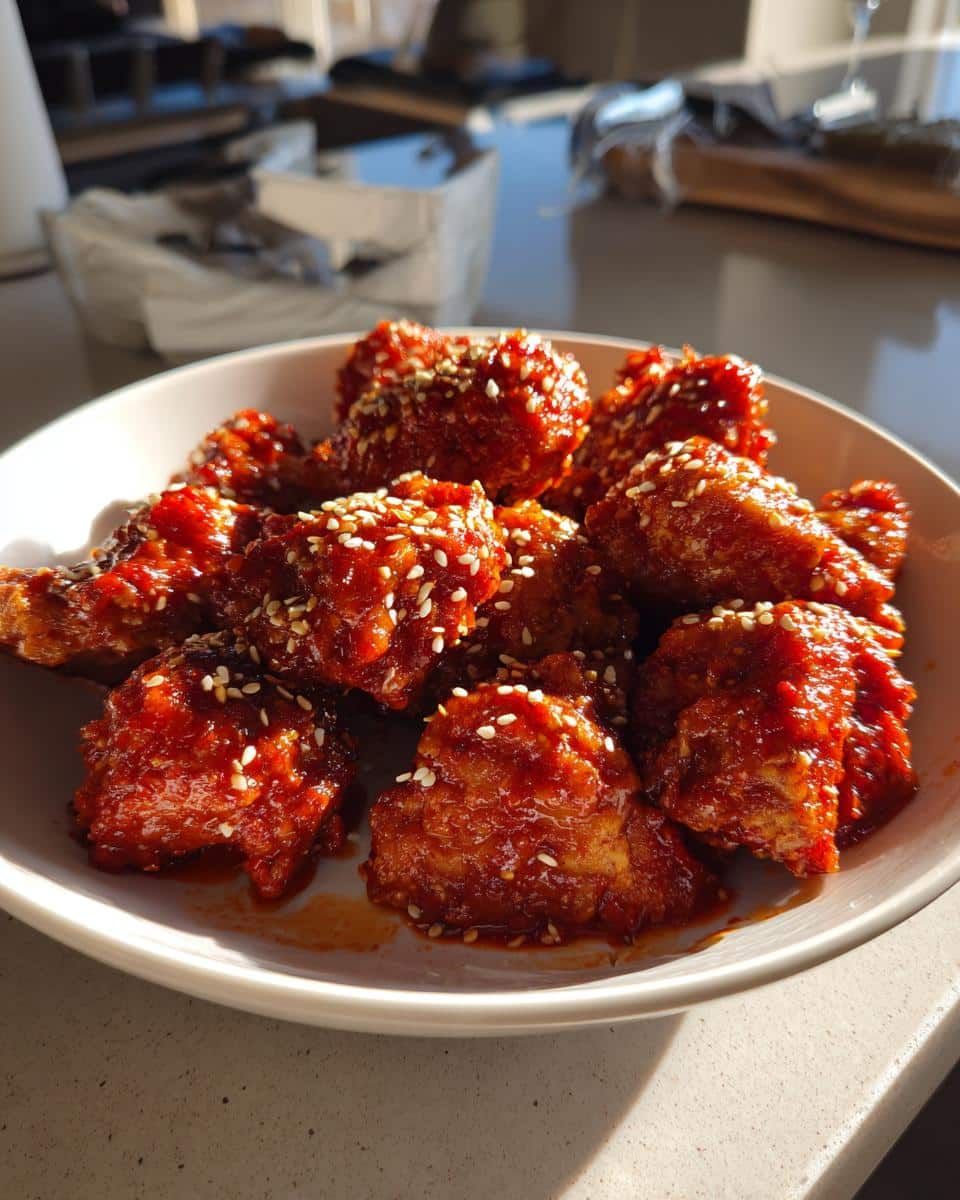 Spicy Korean Fried Chicken Air Fryer Recipe - detail 2