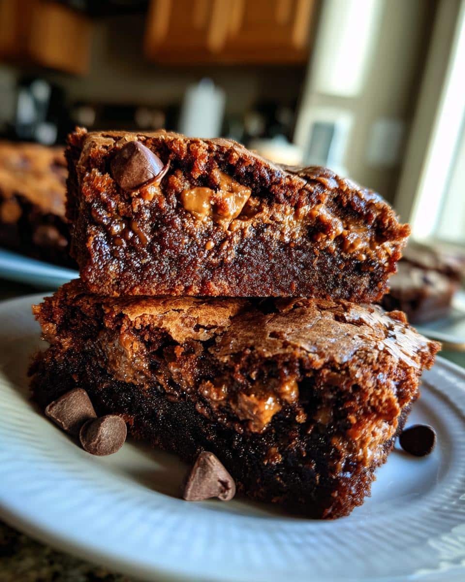The Best Fudgy Chewy Browkies (Brookies) - detail 2
