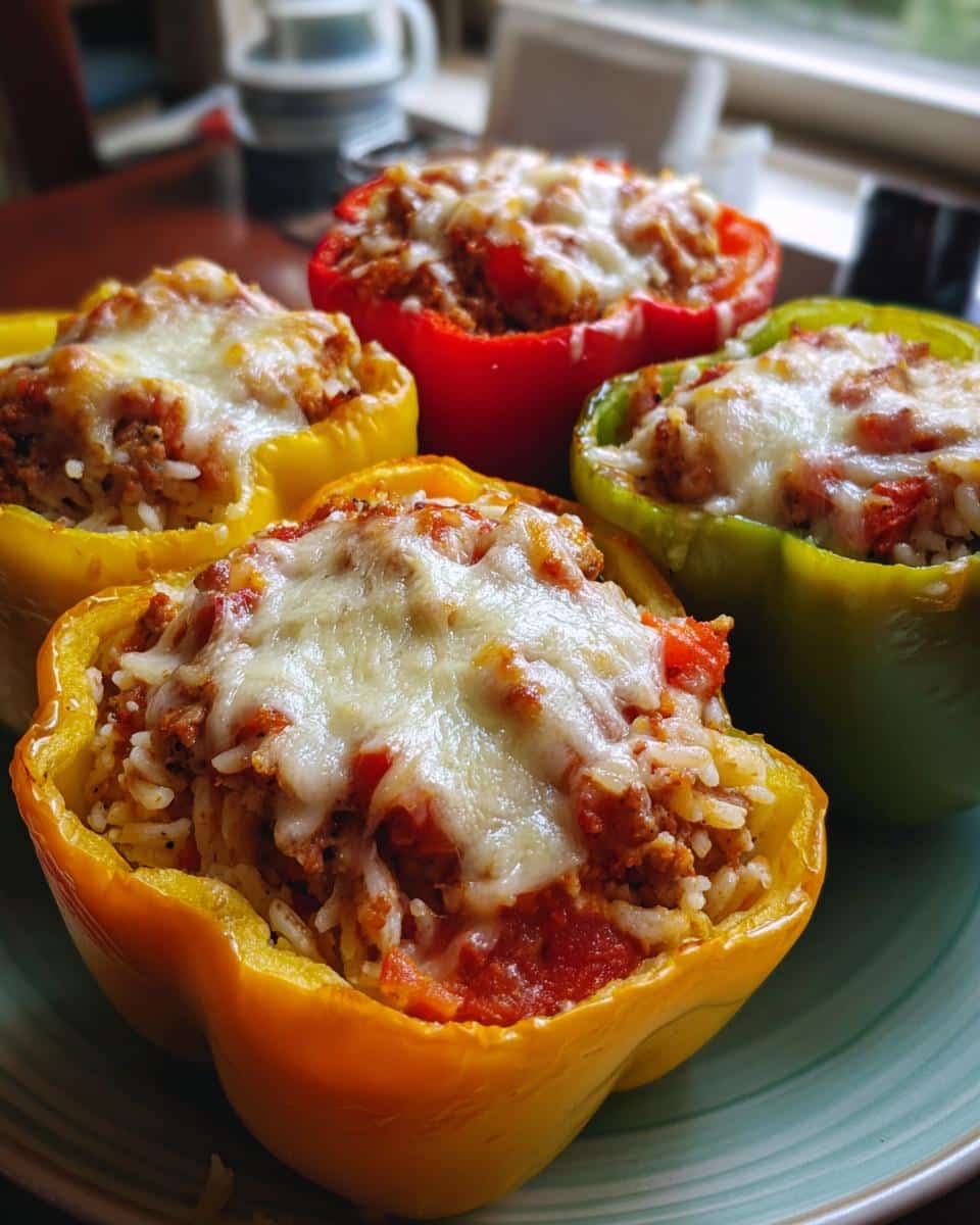 Turkey Stuffed Bell Peppers (Healthy & Lean) - detail 1