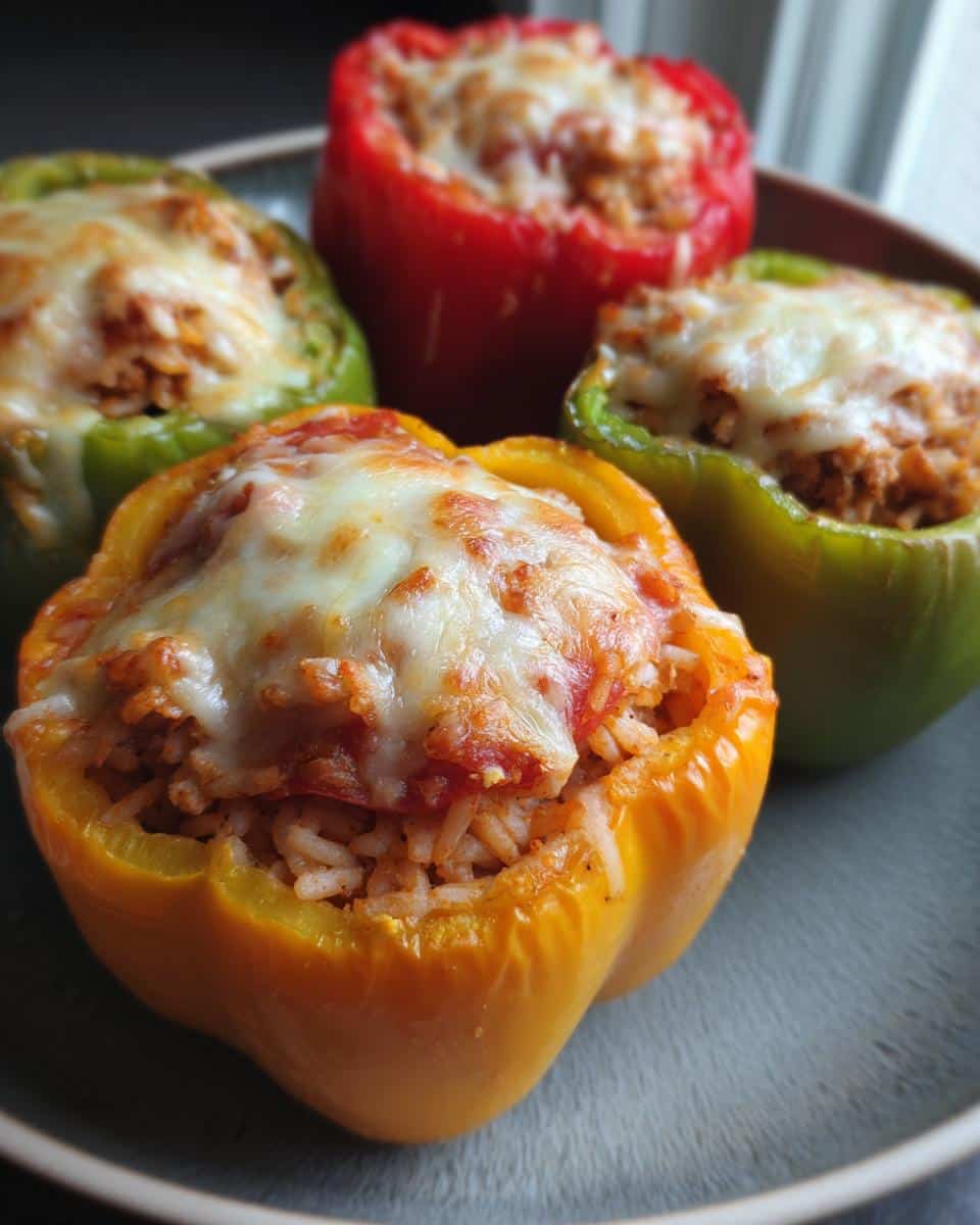 Turkey Stuffed Bell Peppers (Healthy & Lean) - detail 2