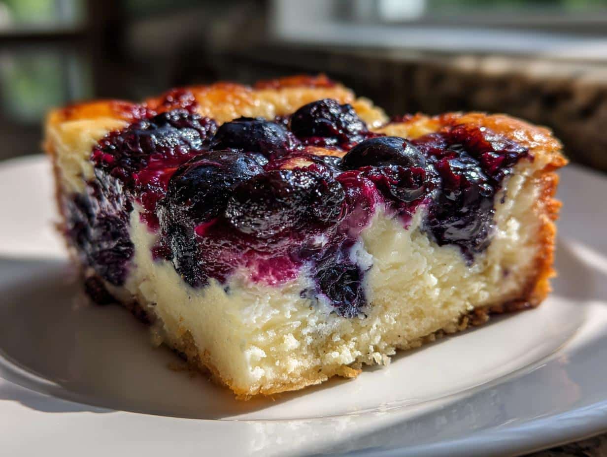 Blueberry Cream Cheese Bars - Featured
