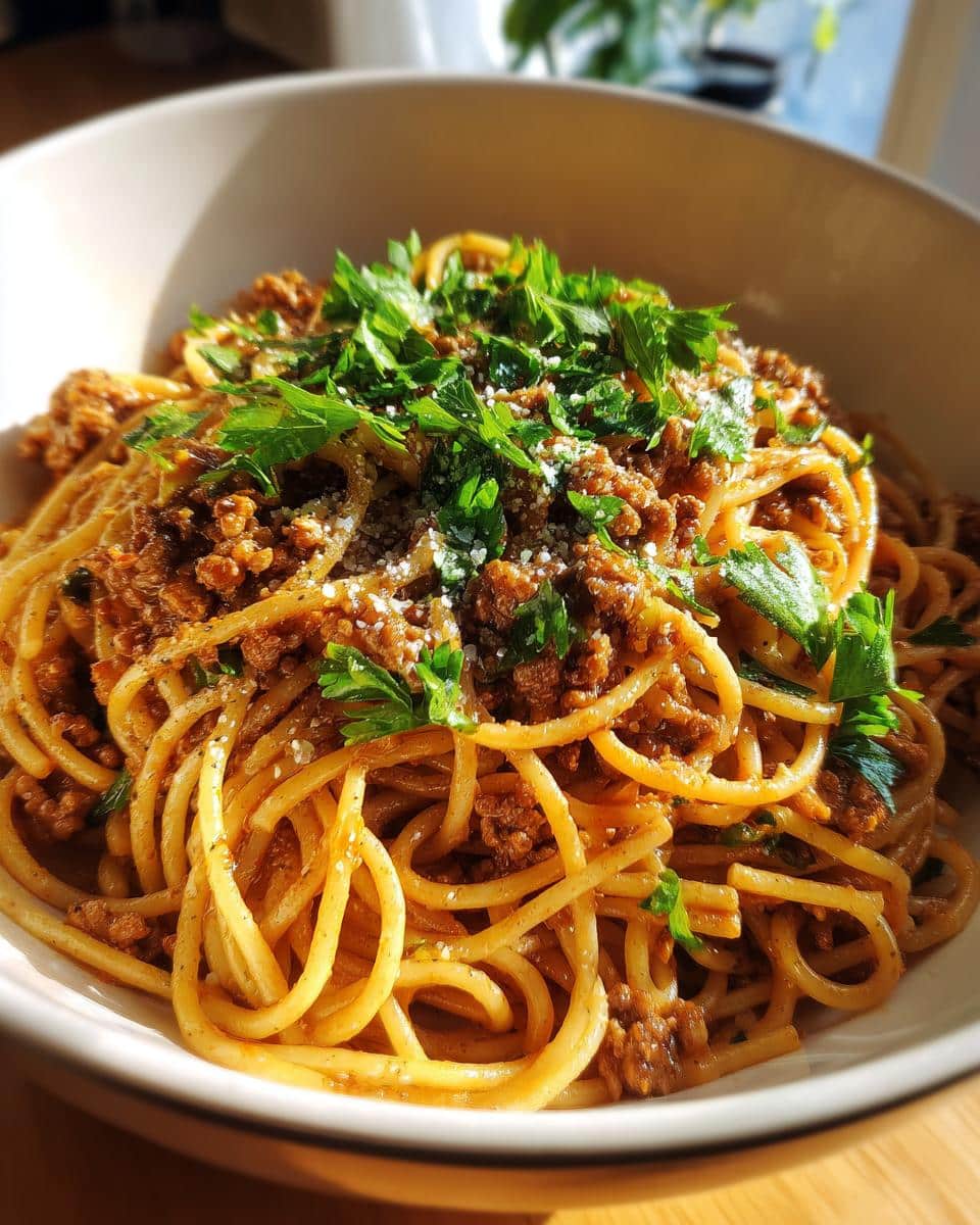 High Protein Creamy Beef Pasta Recipe - Other 2