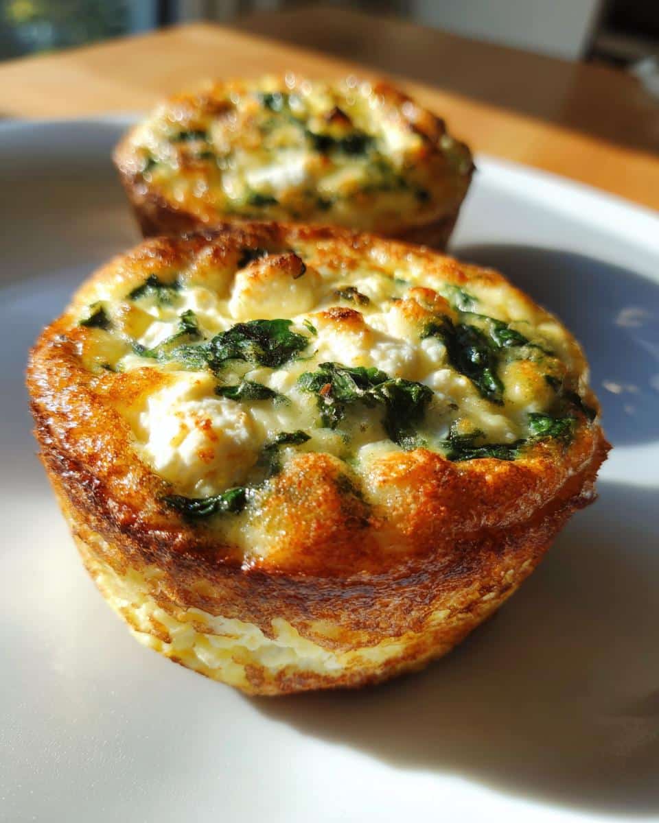 Cottage Cheese Egg Cups With Spinach & Feta - Other 2