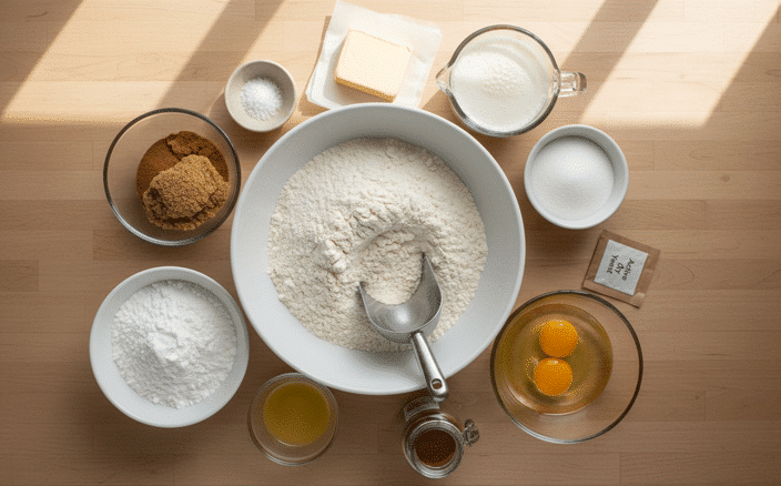HOMEMADE CINNAMON ROLLS INGREDIENTS