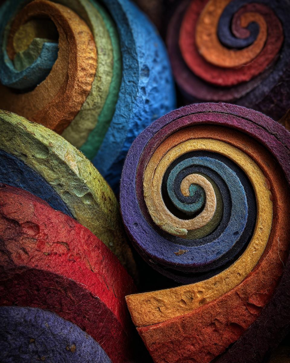 Close-up of vibrant, colorful Mediterranean Pinwheels with a spiral design.