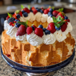 Angel Food Cake: Scrumptious 4th of July Desserts